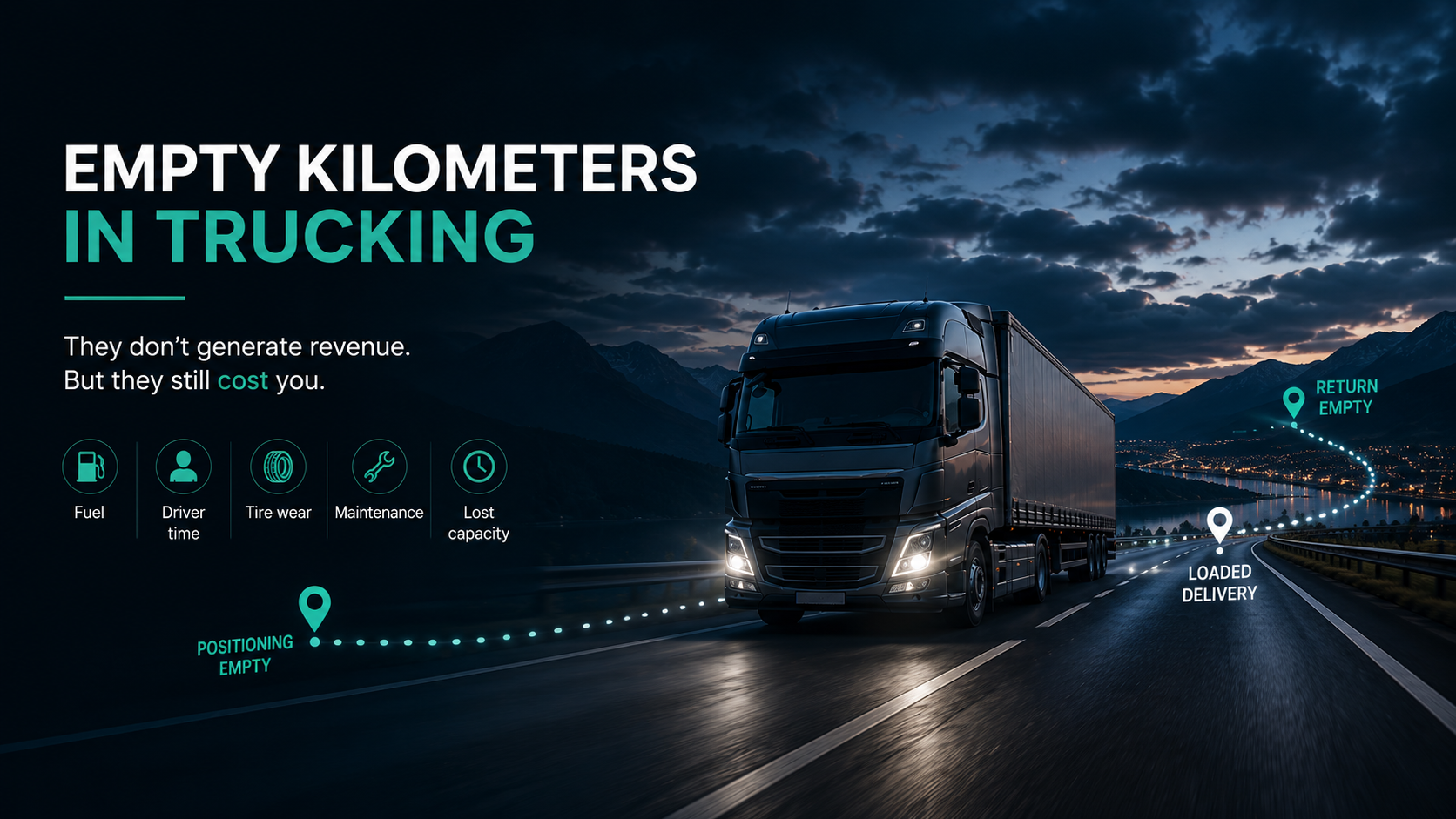 Empty Kilometers in Trucking: How They Affect Your Real Transport Cost
